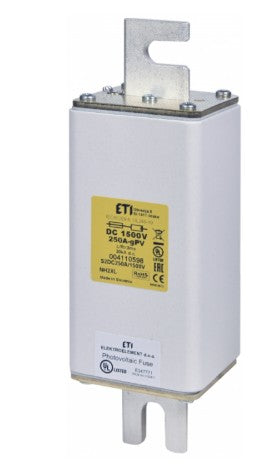 FUSIBLE ETI NV2XL DC gPV 250A / 1500V