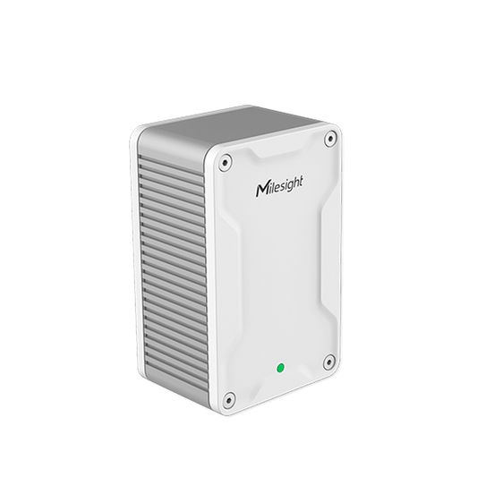 Sistema de energía continua industrial Milesight UPS01-M12 – Dispositivo IoT con batería de 2000mAh y clasificación IP67