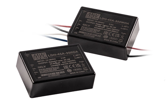 Conversor DC-DC Step-UP para LED opcional DALI 45W LDH-45 - 9 a 18VDC - W - Modelo con cables - 1050mA (comúnmente usado) - DA - DALI