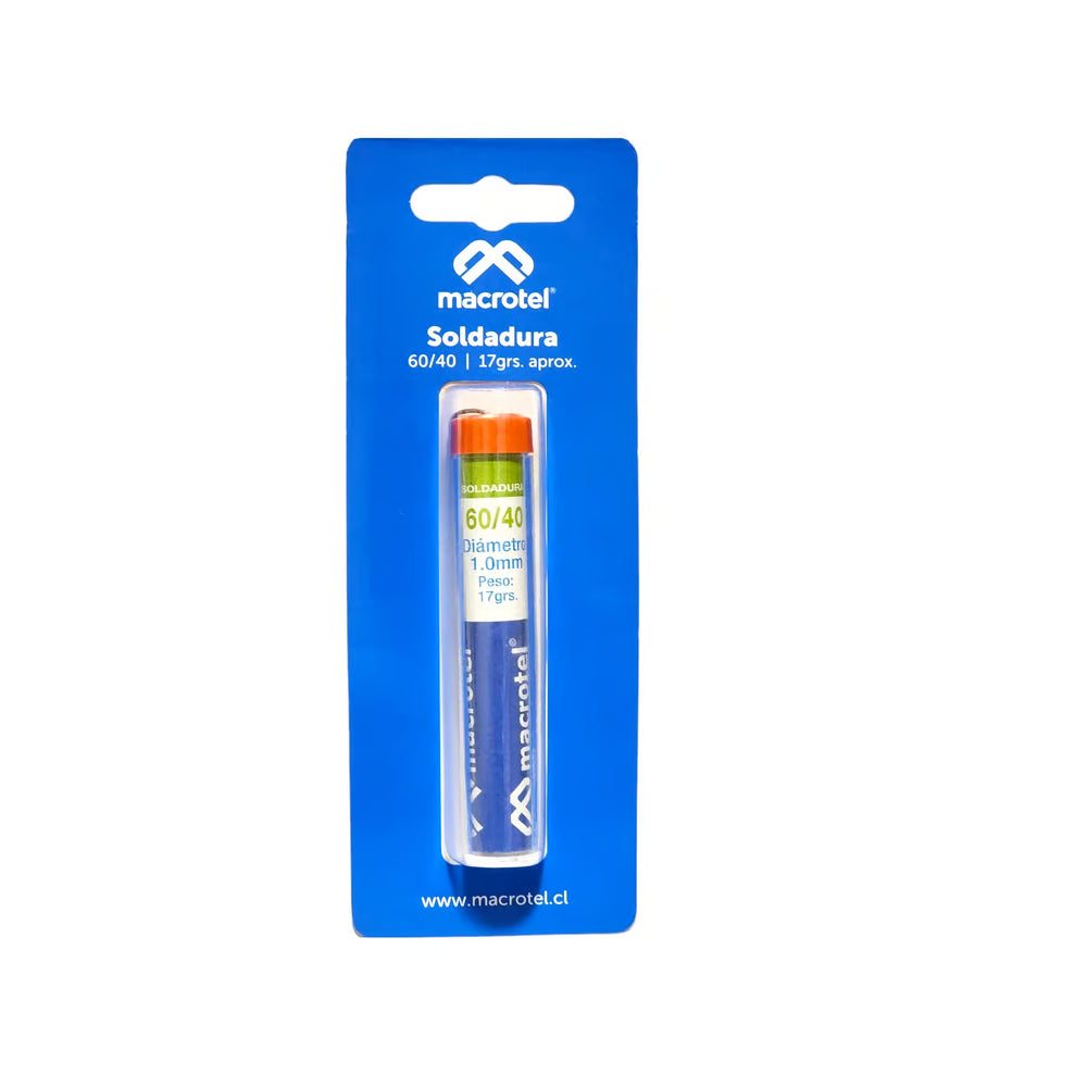 Alambre de Soldadura diámetro 1mm masa 17g – Macrotel