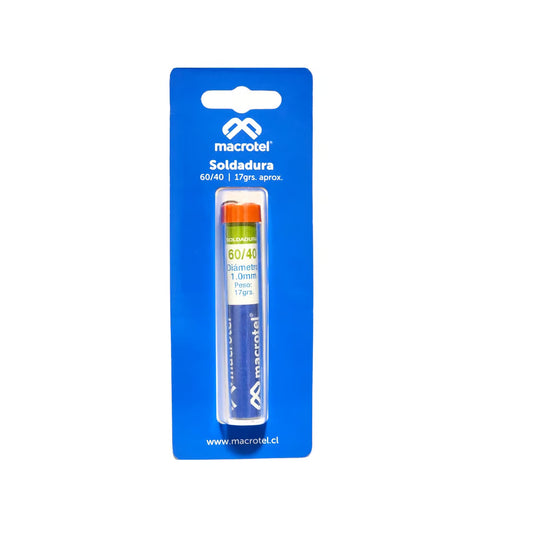 Alambre de Soldadura diámetro 1mm masa 17g – Macrotel