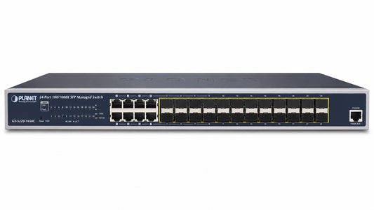 Switch L2+ 24 Puertos 100/1000X SFP + Switch Administrado TP Compartido de 8 Puertos (Descontinuado)
