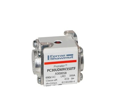 Fusible Mersen Protistor® 350A size 30 aR, 600 - 690VAC (IEC) / 700VAC (UL)