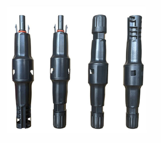 Portafusible en linea MC4 para fusibles 10x85mm 1500VDC Aite Fuse