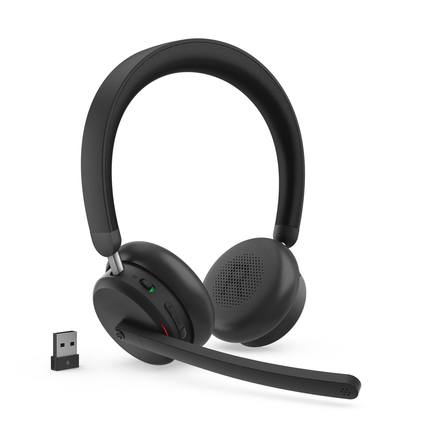 Lenovo ANC Headset 6550 Auriculares Inalámbrico Diadema Oficina/Centro de llamadas USB Tipo C Bluetooth Negro