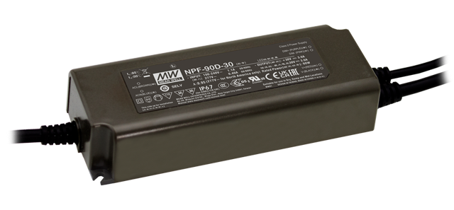 Driver LED plástico corriente dimmer 3 en 1 PFC 90W NPF-90D - 2150mA