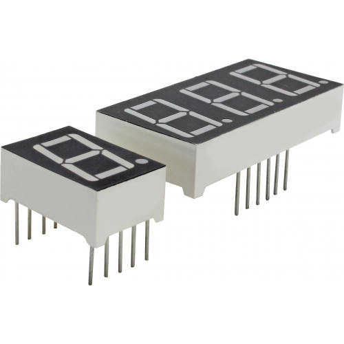 Display de 7 segmentos LED 0.56" serie DL7A - Rojo - Cátodo - 3 dígitos