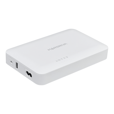 DC-UPS-16 sistema de alimentación ininterrumpida DC de 72Wh y 2Ah, entrada 100-240VAC, 2 salidas 100 (1 PoE24), clavija de salida 12/9/5V y salida USB 5V