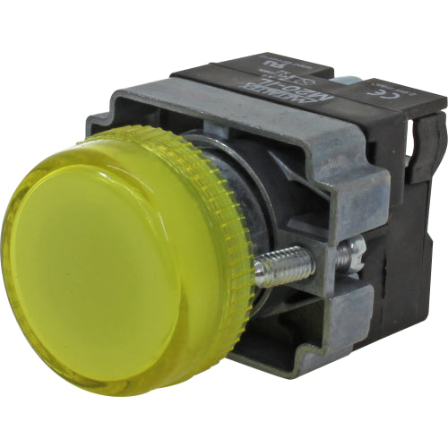 Luz piloto metálico 22mm alimentación directa serie M20-PR - Rojo - 24VAC/DC