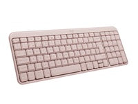 Logitech Teclado Bluetooth K250 Rosado Espa¤ol