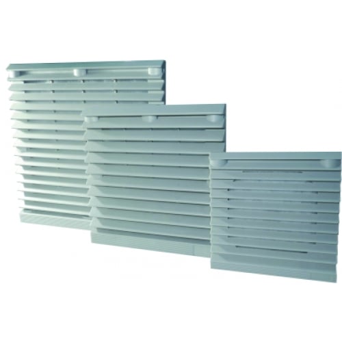 Protecciones de plástico para ventiladores con filtro PV - 180x180mm / 200x200mm