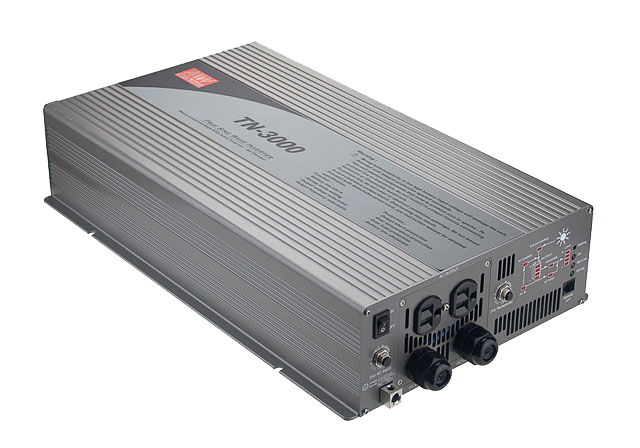 Inversor onda pura con cargador solar 3000W TN-3000 - EU - Europa - 12VDC - 230VAC