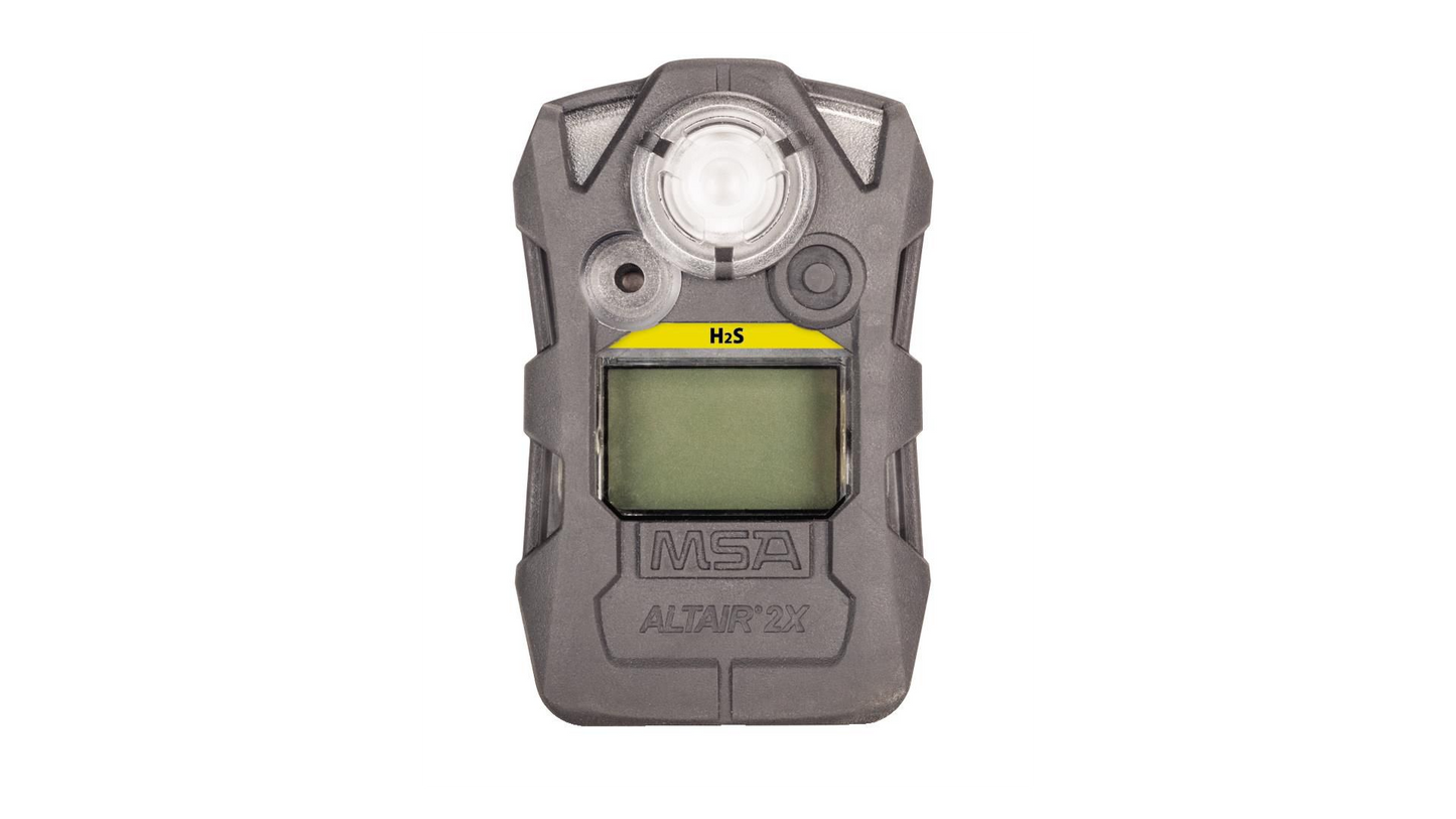 Detector portátil Altair 2X, H2S std, Gris, Alarmas configurables