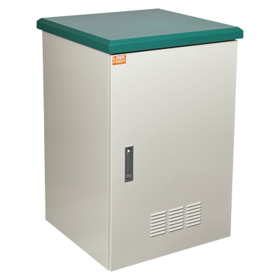RK17-6LE LINKMADE 17U 950x600 Armario Exterior para Muro/Poste IP65 Charolas Ventilación PDU