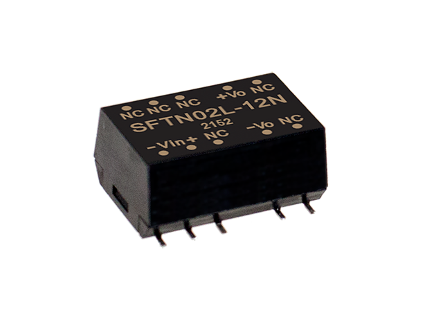 Conversor DC-DC SMD no regulada 2W SFTN02-N - 21.6 a 26.4VDC - 5V