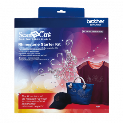CARSKIT1. BROTHER Set de strass o pedrería para plotter de corte ScanNcut2, especial para aplicaciones de rhinestone.