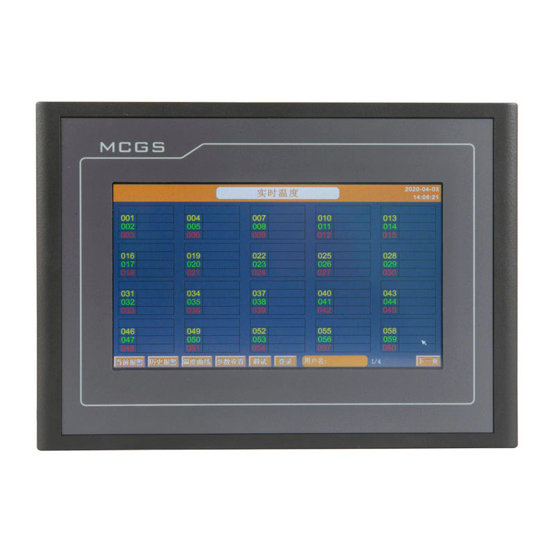 Pantalla HMI Acrel para sistemas de monitoreo de banco baterías - 7” 16:9 TFT LCD
