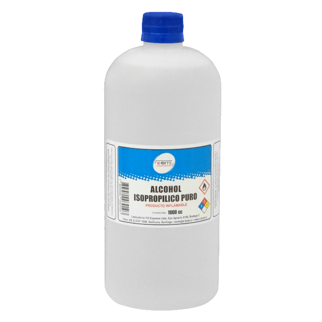 ALCOHOL-1 Envase 1000ml Alcohol Isopropílico 1Litro para Desengrase