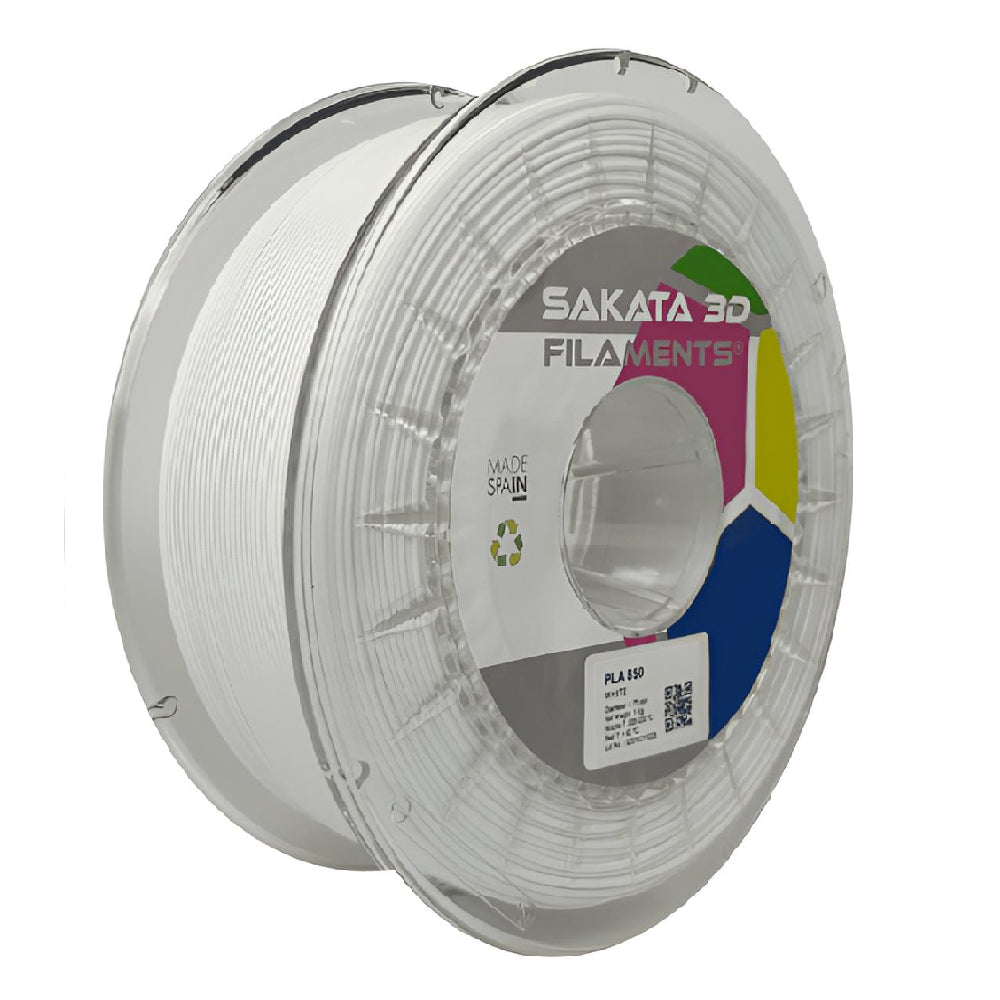Material de Impresión PLA 850 Tonalidad Blanca 1.75mm 2,5kg – Sakata 3D