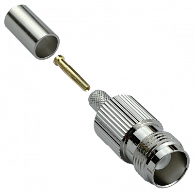 TH2C Conector Crimpable TNC Hembra para Cable Serie-195 LMR195 RG58