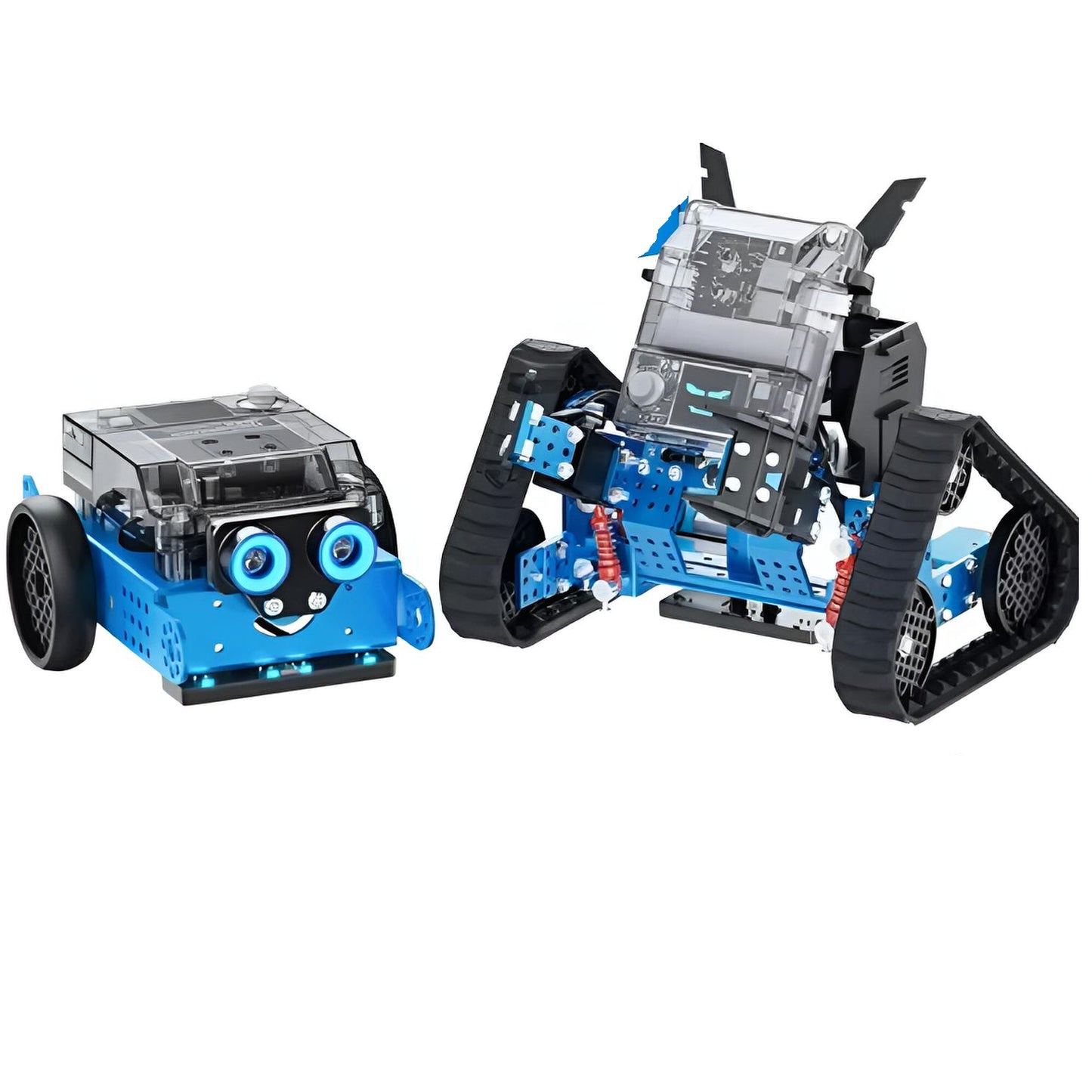 Makeblock mBot2 Rover Kit Doble Función – Plataforma Robótica Educativa STEM equipada con Detectores, Programación Python e Interfaz de Control Inteligente