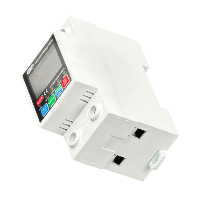 AUTO-WIFI-63A. Interruptor automático WiFi de 63 A, rango de voltaje ajustable 150-300 V y corriente regulable de 1 a 63 A