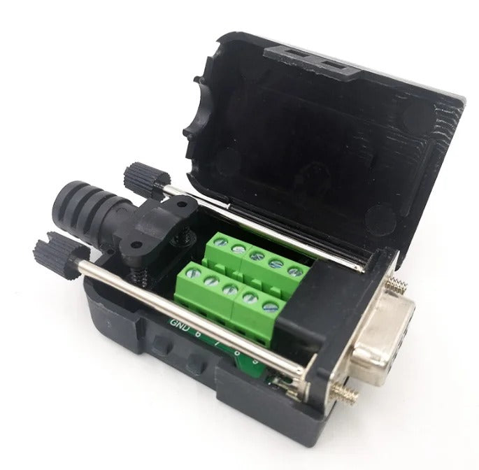 Adaptador DB9 de Conexión Hembra hacia Bloque de Terminales