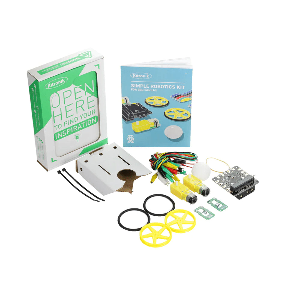 Conjunto Educativo de Robótica Básica para Plataforma BBC micro:bit – Kitronik