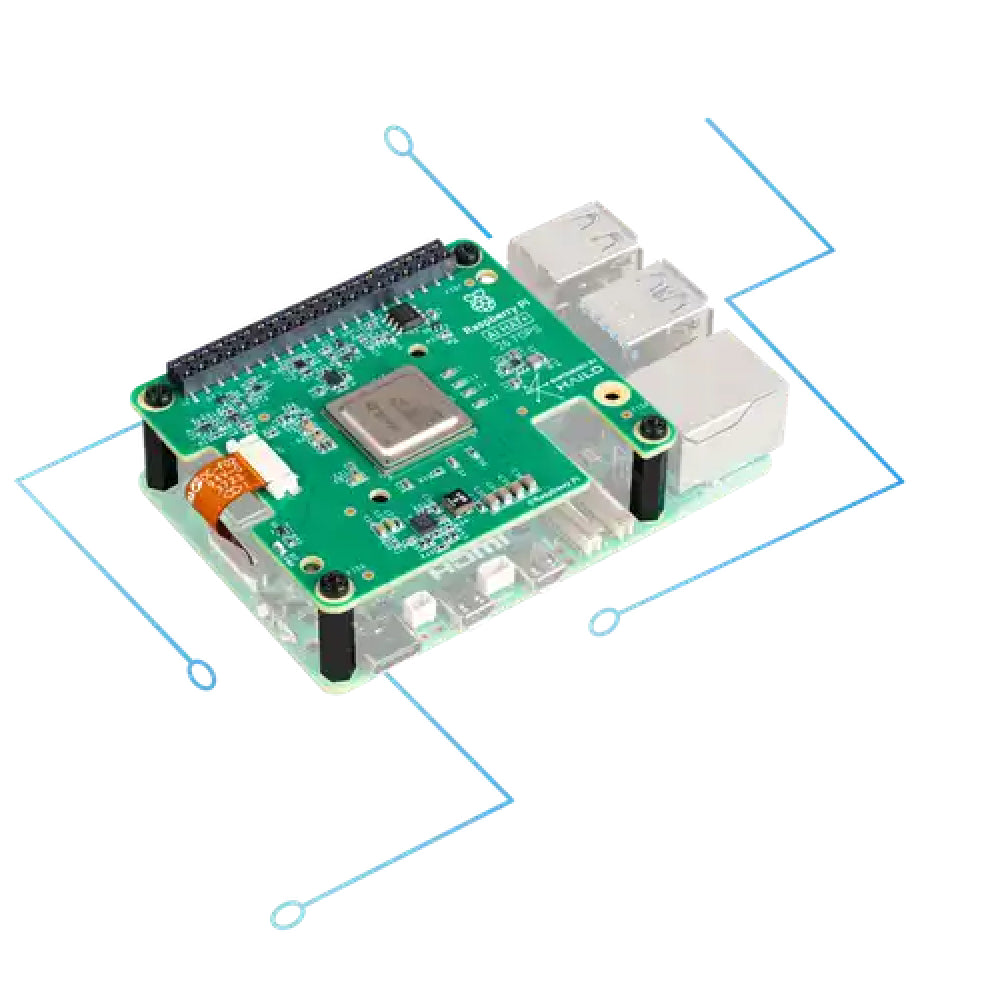 Placa de IA Raspberry Pi HAT+ con Capacidad de 13 TOPS