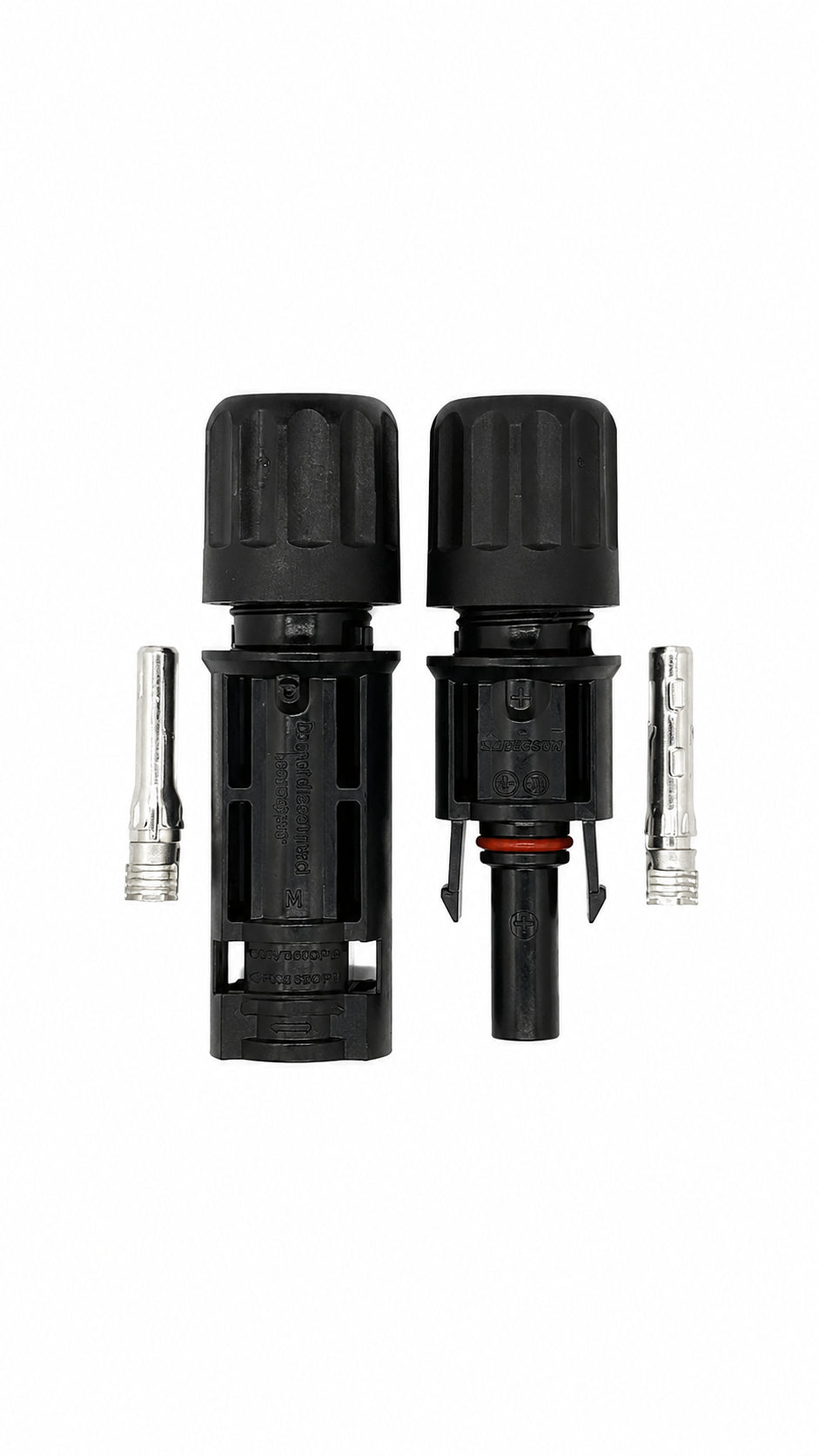 Set conector MC4 para cable 4mm y 6mm 1500V par macho y hembra