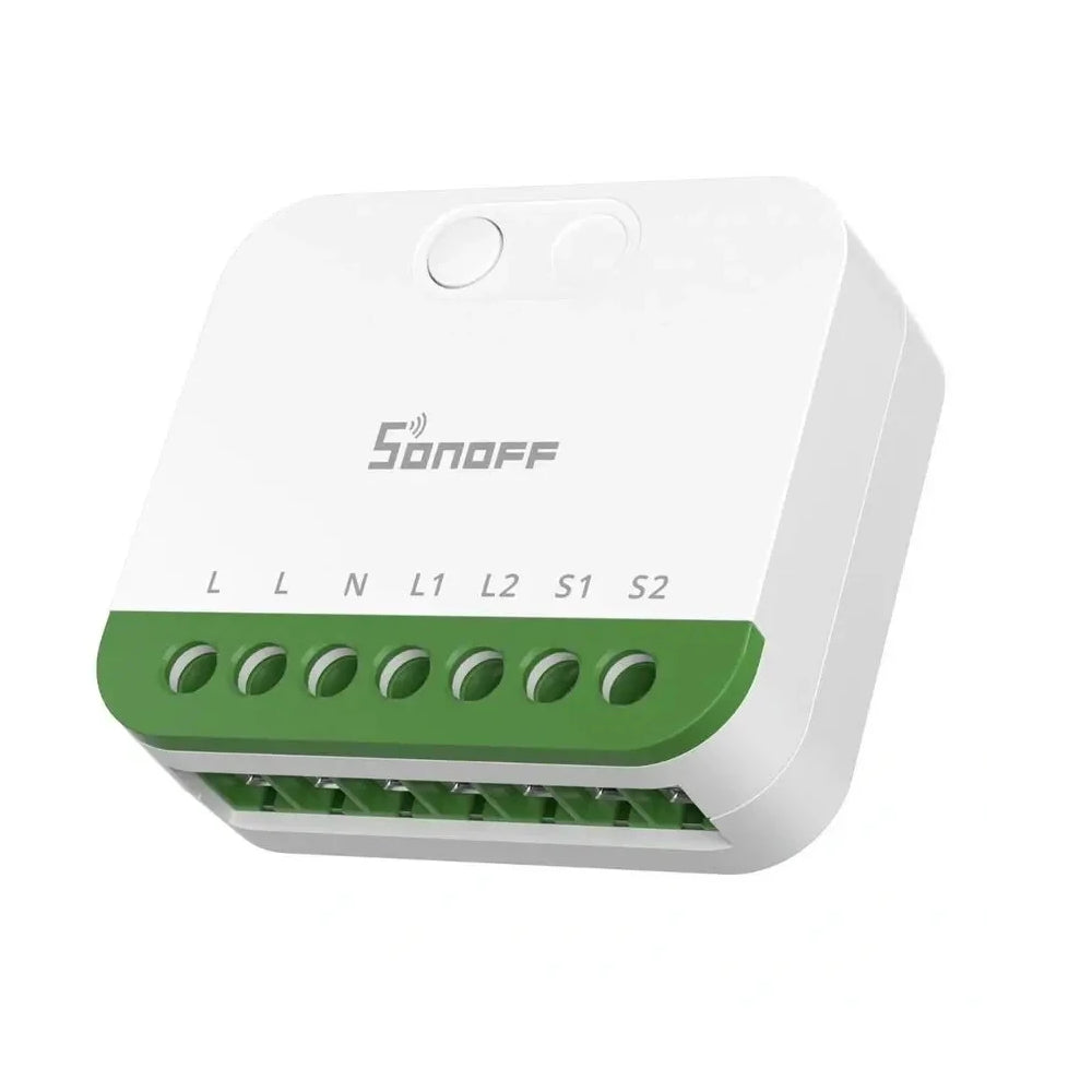 Conmutador de Red WiFi Doble Canal Sonoff Mini DUO Mini-2GS con Protocolo Matter