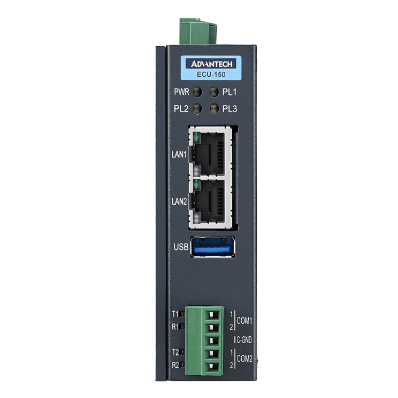 Gateway IoT ECU-150 con 2GB RAM y 16GB eMMC, Yocto Linux, WISE-EdgeLink