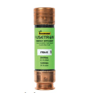 Fusible Bussmann FRN-R Fusetron 250 V, lento, Dual-Element; Current Limiting; UL Clase RK5 - 5A