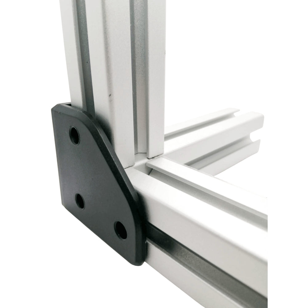 Placa metálica Unión perpendicular de esquina 40x40 (Pack 2 und)