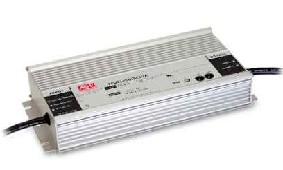 Driver LED carcasa metal 480W HVG-480 - AB - Ajuste Potenciómetro (Io) + 3 en 1 - 30V