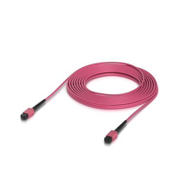 JF4MM10U UI. Latiguillo de fibra óptica multimodo OM4 de 10 metros con conectores MPO-MPO de 12 fibras tipo B y cubierta LSZH