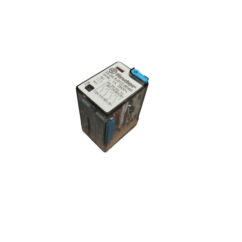 Relevador Comercial 4 Polos Conmutable 7A 12Vcc – Finder