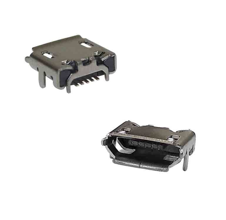 Conector micro USB Tipo B para PCB SMD 90°