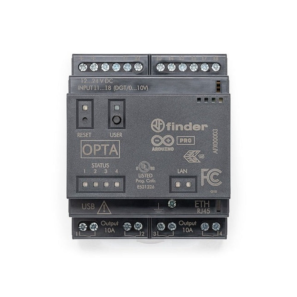 Arduino Opta Lite – Controlador Lógico Programable Compacto para Gabinete de Control (IoT)