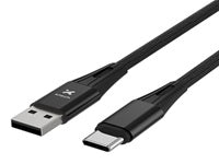 Xtech Cable - Xtech USB 2.0 A m to USB Type C m braided cabl