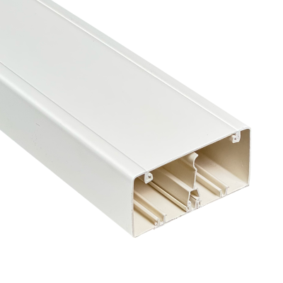 QN1W LINKCHIP Conducto PVC 100x50mm Blanco Divisor y Cubierta 2 metros CC-10050-W.