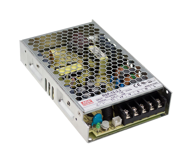 Fuente de poder Gabinete PFC 75W 1 Salida RSP-75 - 27V