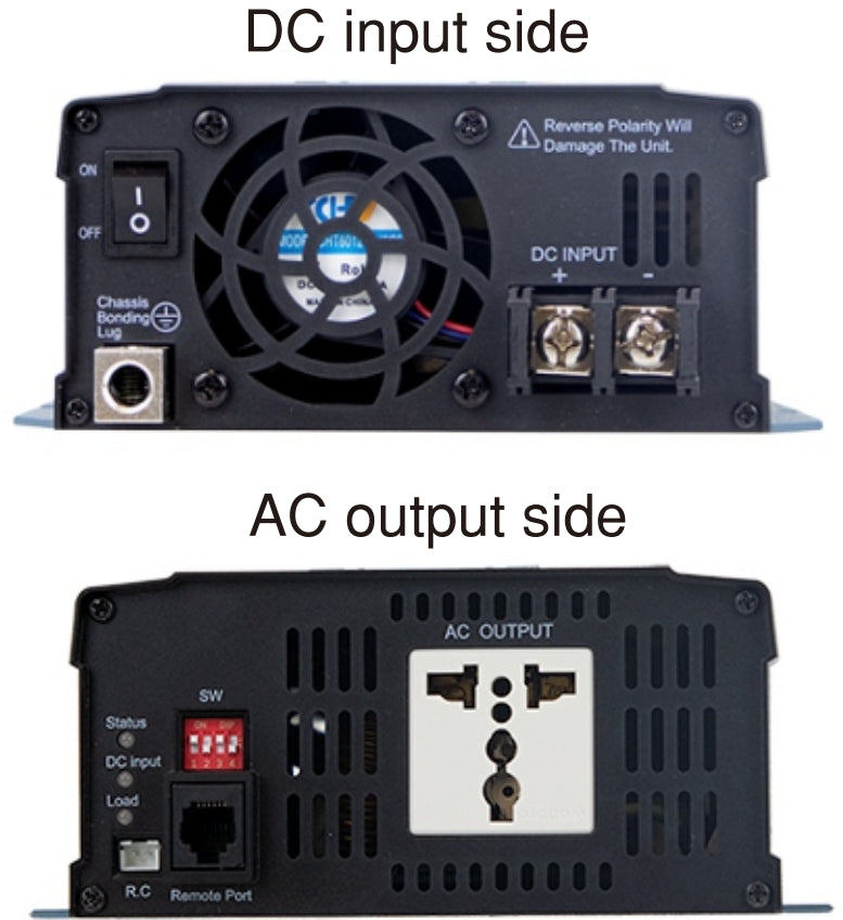 Inversor onda pura 750W NTS-750 - EU - Europa - 24VDC - 110VAC