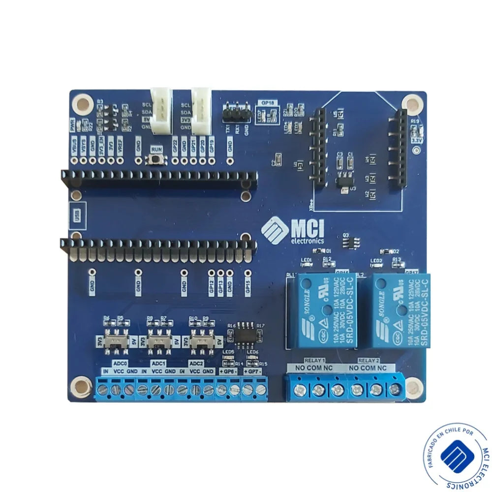 Conjunto Educativo para Microcontrolador Raspberry Pi Pico