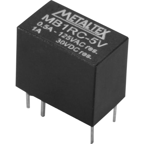 Relé de señal en miniatura sellado SPDT 1A para PCB serie MB - 24VDC