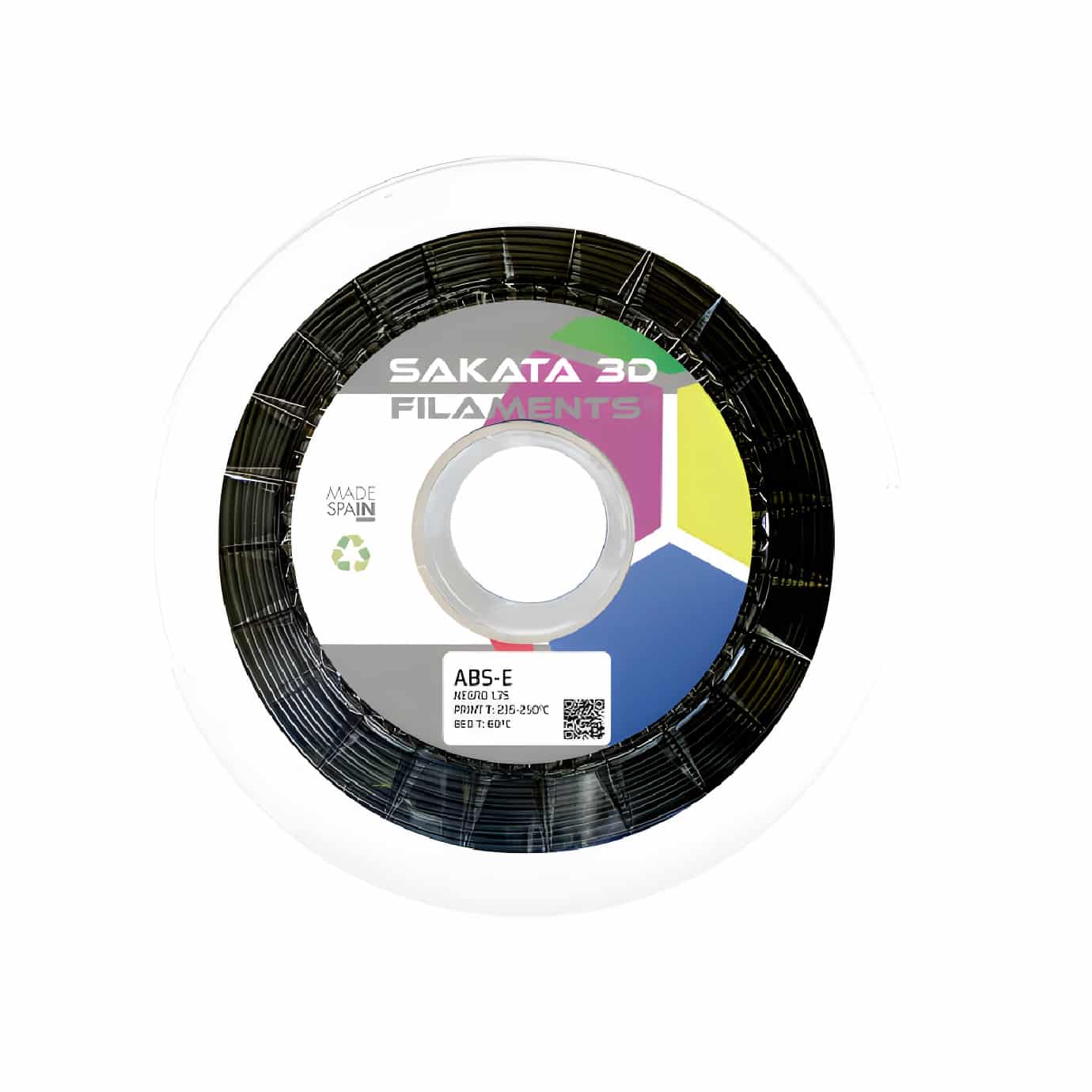 Filamento de Impresión ABS Acabado Negro 1kg – Sakata 3D