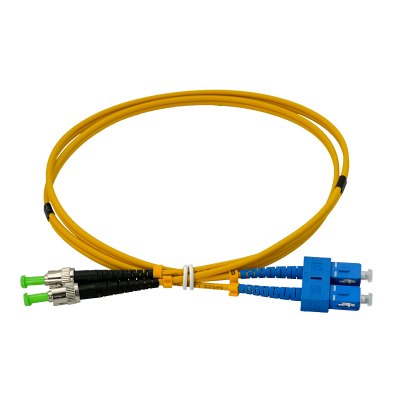 JFSCU1. 1 metro SC/UPC-ST/APC Monomodo SM Dúplex Cable Puente de Fibra 3.0mm 9/125um