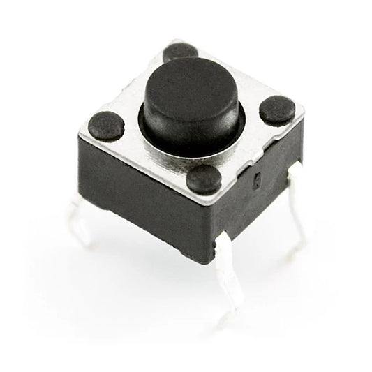Botón Pulsador Dimensiones 6,5mm × 6,5mm
