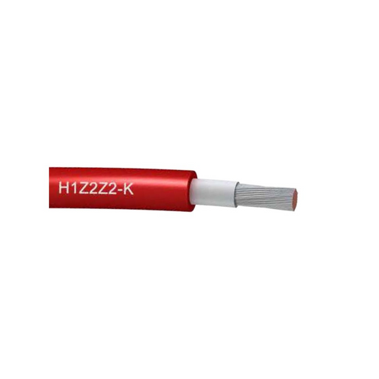Cable solar Rojo 6mm² H1Z2Z2-K x 1mt