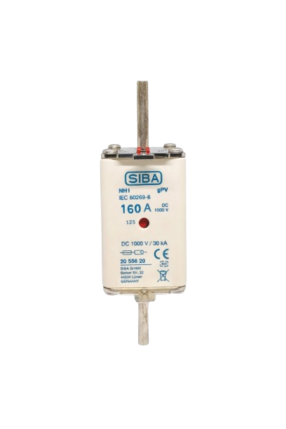 FUSIBLE SIBA, tamaño NH3L; ultrarápido curvas gPV/gR; 1000VDC / 1100 VDC, uso fotovoltáico - 160A